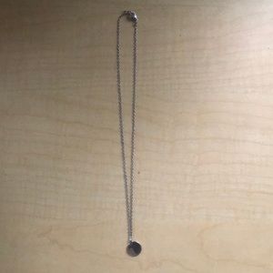 “M” initial necklace